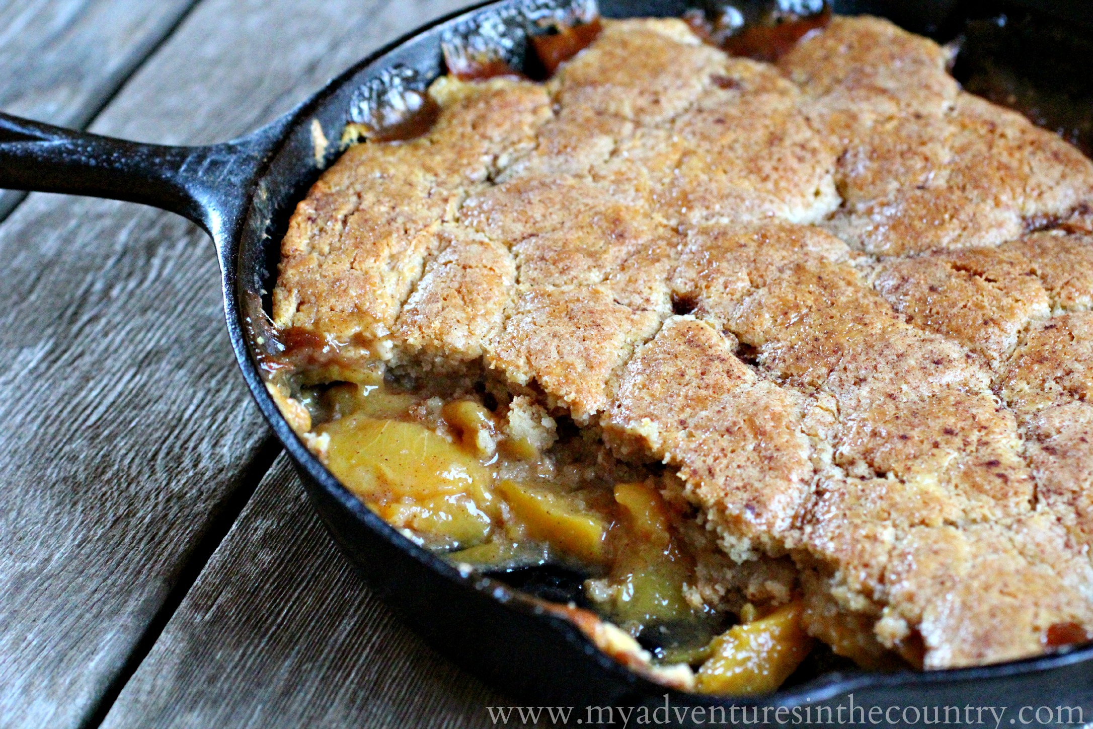 Old Fashioned Peach Cobbler for the July Kitchen Bootcamp Challenge