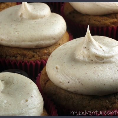 Sweet Potato Cupcakes with Brown Sugar and Cinnamon Cream Cheese Frosting